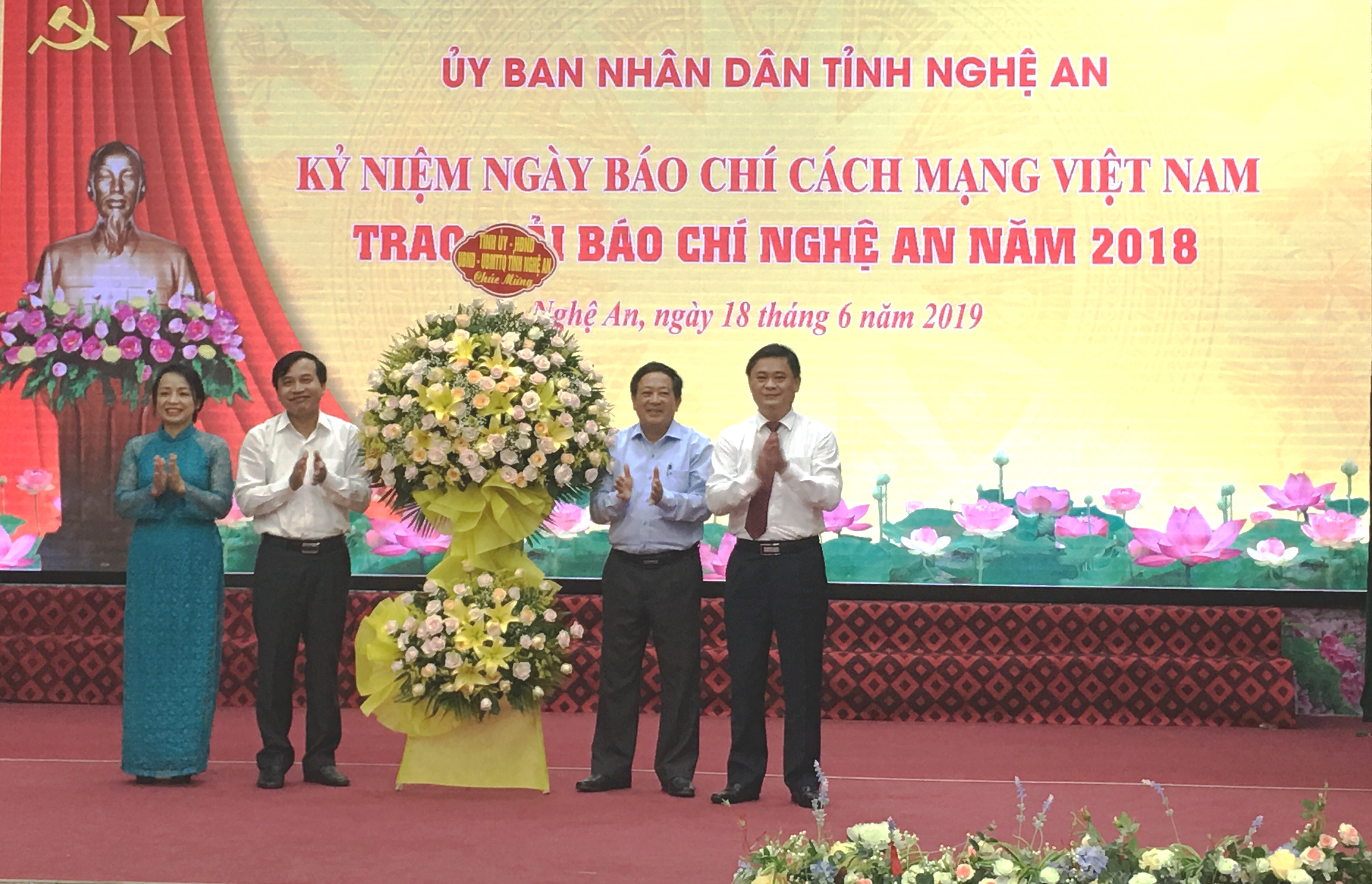 Nghệ An Kỷ niệm 94 năm Ngày Báo chí Cách mạng Việt Nam, trao giải Báo chí Nghệ An lần thứ 14 năm 2018